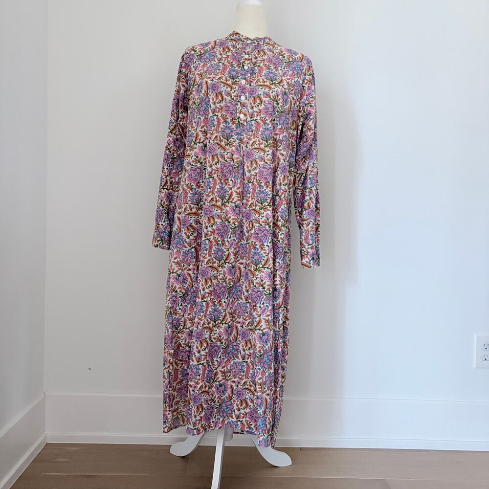 Mille Resort & Travel Belljar Floral Long Sleeve Maxi Dress Large